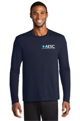 AESC Men’s Port & Company Long Sleeve Performance Blend Tee