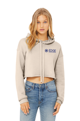 Edge Ladies Sponge Fleece Cropped Hoodie