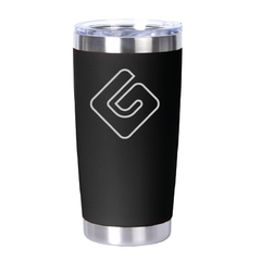 20 oz Black Stainless Steel Tumbler