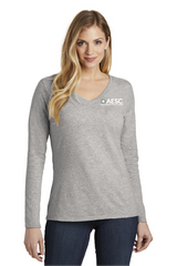 AESC Women’s District – Long Sleeve shirt Light Heather Grey