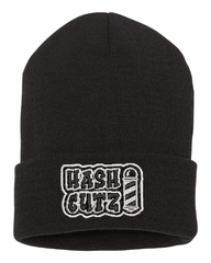 Hash Cutz Black Beanie