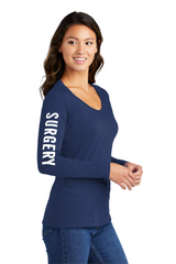 AESC Women’s Long Sleeve Department Tee Navy