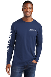 AESC Men's Long Sleeve Additional Departments Tee Navy