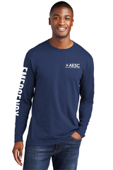 AESC Men's Long Sleeve Additional Departments Tee Navy