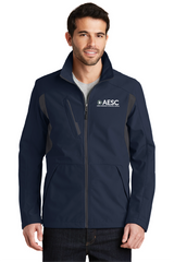 AESC Men’s Port Authority – Rain Jacket Dress Blue Navy/ Battleship Grey