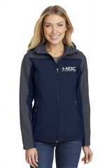 AESC Women’s Port Authority – Rain Jacket Dress Blue Navy / Battleship Grey