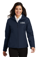 AESC Women’s Port Authority – Wind Jacket True Navy Heather / True Navy