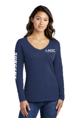 AESC Women’s Long Sleeve Department Tee Navy