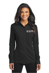 Edge Ladies Dimension Knit Dress Shirt