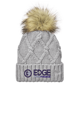 Edge Faux Fur Pom Beanie