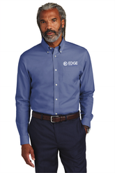 Edge Mens Wrinkle-Free Stretch Pinpoint Shirt