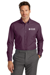 Edge Mens Wrinkle-Free Stretch Nailhead Shirt