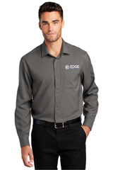 Edge Mens Long Sleeve Performance Staff Shirt