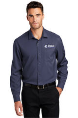 Edge Mens Long Sleeve Performance Staff Shirt