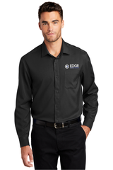Edge Mens Long Sleeve Performance Staff Shirt