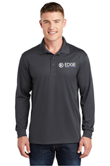 Edge Mens Long Sleeve Micropique Polo
