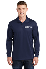 Edge Mens Long Sleeve Micropique Polo