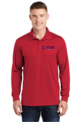 Edge Mens Long Sleeve Micropique Polo