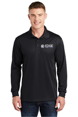 Edge Mens Long Sleeve Micropique Polo