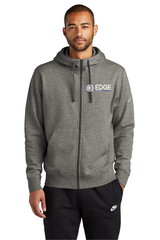 Edge Mens Club Fleece Swoosh Full-Zip Hoodie
