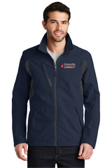 Powers Men’s Port Authority – Rain Jacket Dress Blue Navy/ Battleship Grey