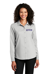 Edge Ladies Long Sleeve Performance Staff Shirt