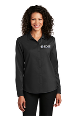 Edge Ladies Long Sleeve Performance Staff Shirt