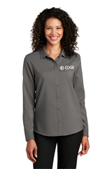 Edge Ladies Long Sleeve Performance Staff Shirt
