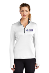 Edge Ladies Dri-FIT Stretch 1/2 Zip Cover-Up
