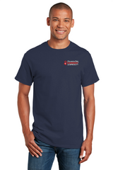 Powers Men’s Gildan – Ultra Cotton 100% Cotton T-Shirt Navy