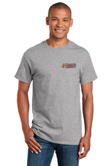 Powers Men’s Gildan – Ultra Cotton 100% Cotton T-Shirt Sports Grey