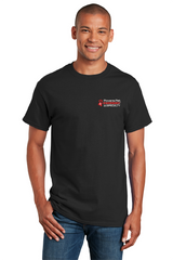 Powers Men’s Gildan – Ultra Cotton 100% Cotton T-Shirt Black