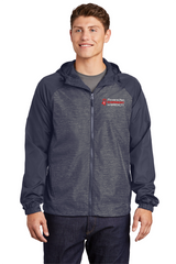 Powers Men’s Sport-Tek – Hooded Wind Jacket True Navy Heather / Navy