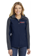 Powers Women’s Port Authority – Rain Jacket Dress Blue Navy / Battleship Grey