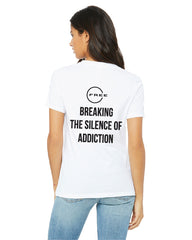 Womens Relaxed Jersey V Neck F Fentanyl T