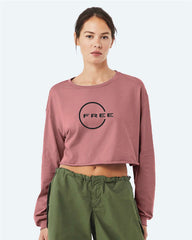 Womens Crop Long Sleeve shirt