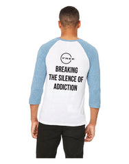 Mens 3/4 Sleeve Baseball  F Fentanyl T