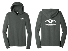 Best Roof Roofing BC Long sleeve hooded Tee