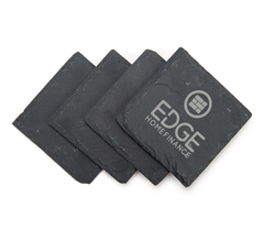 Edge Slate Coaster Set