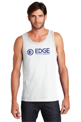 Edge White Tank Top