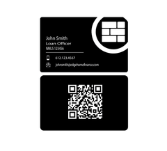 Edge Thick Metal Business Card