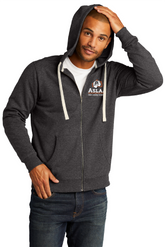 Aslan District Full Zip Hoodie Charcoal