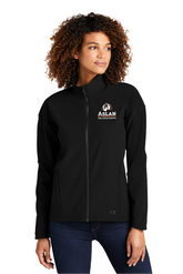 Aslan Women's Ogio Commuter Soft Shell Full zip Black