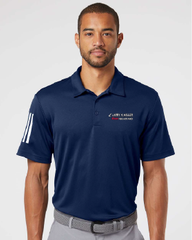 LMNHR Adidas Stripes Navy Polo