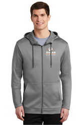 Aslan Nike Therm-Fit Full Zip Fleece Hoodie Light Grey