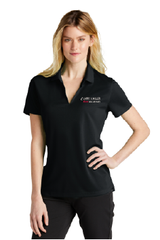 Nike Ladies Dri-FIT Black Micro Pique 2.0 Polo