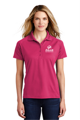 Aslan Women's Sport-Tek Dri-Mesh Pro Pink Raspberry