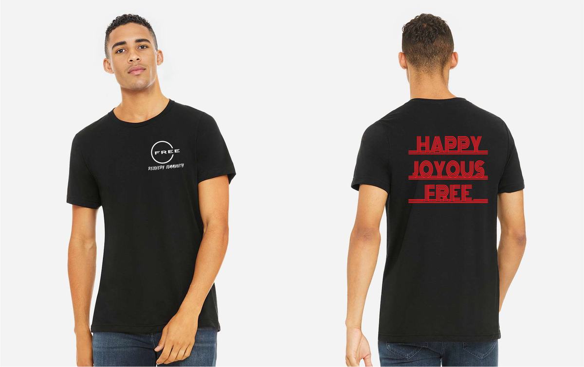 Bella Canvas Tri Blend Happy Joyous Free