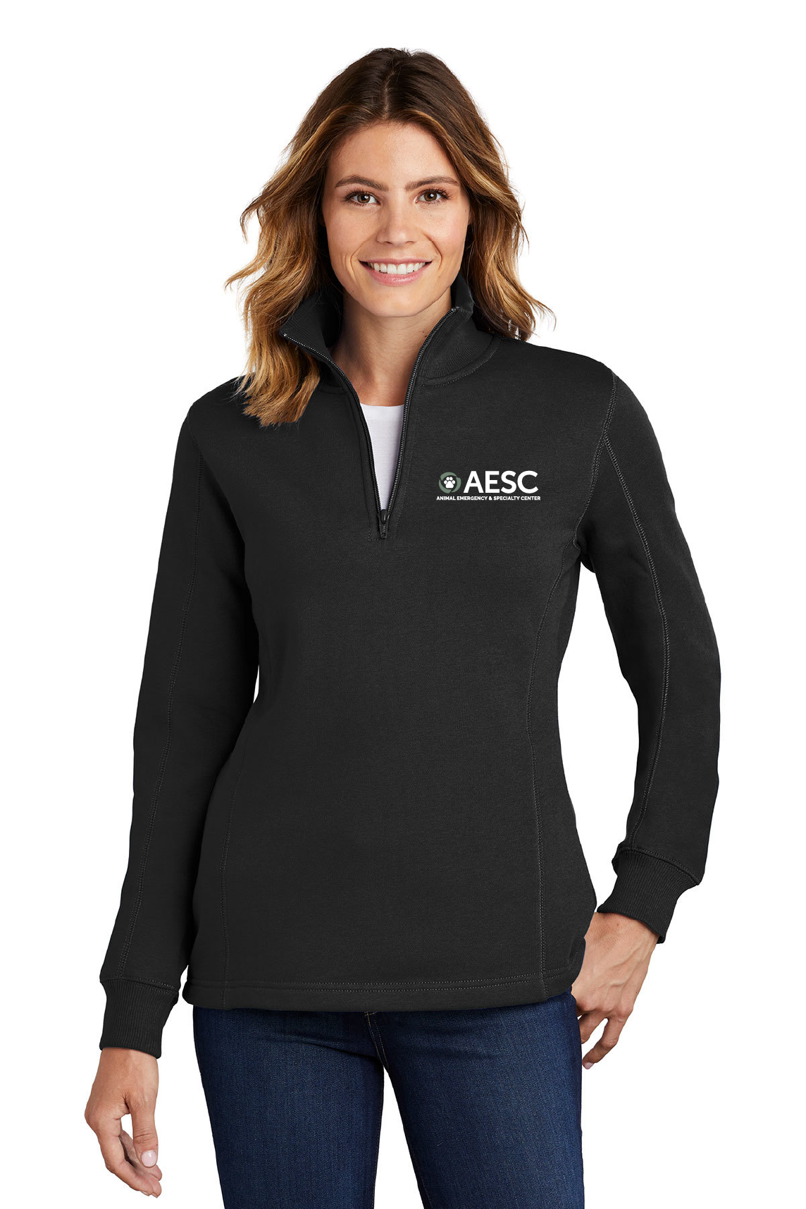 AESC Women’s Sport-Tek Sweatshirt Black