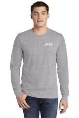 AESC Men’s American Apparel – Long Sleeve shirt Heather Grey